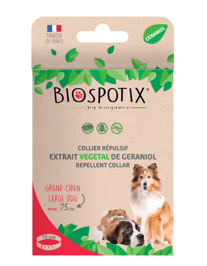 Biospotix Dog Collar - Collar antiparasitario para perro