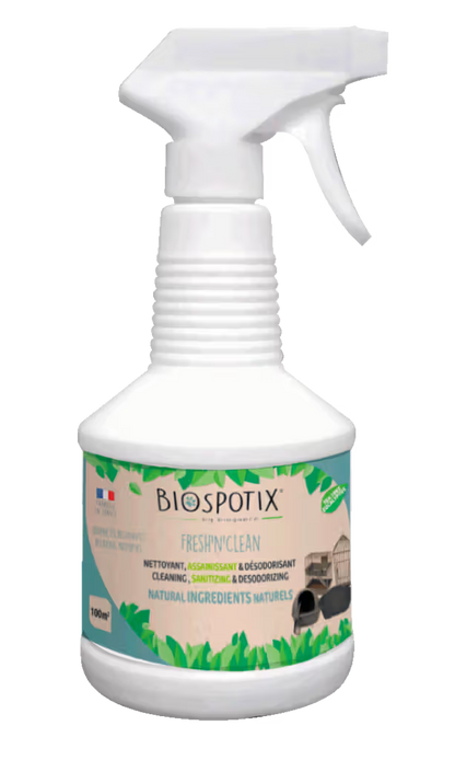 Biospotix Fresh n'Clean Spray - Spray antiparasitario para perro