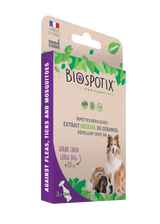 Biospotix XL Dog Spot On - Pipetas para perro repelente de parásitos