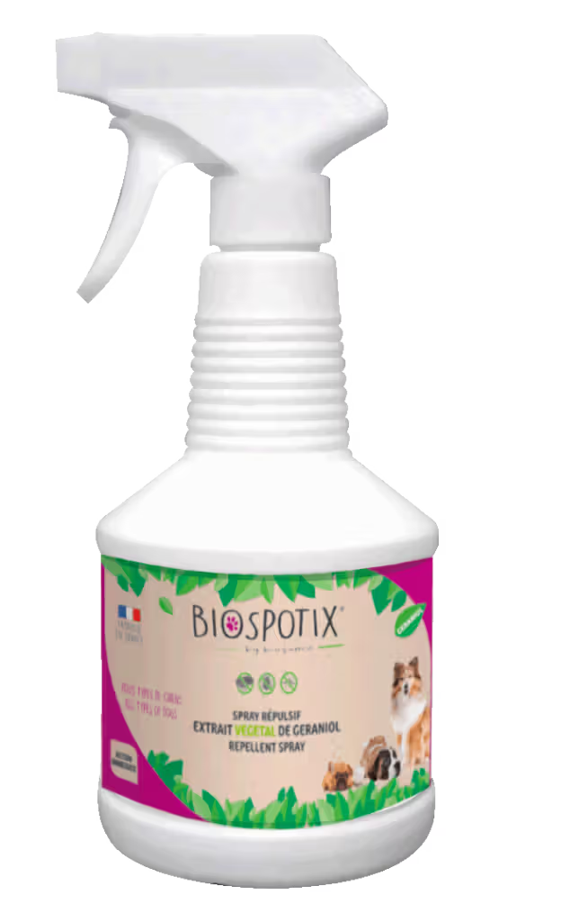 Biospotix Dog Spray - Spray antiparasitario para perro