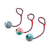 Kerbl Bola com corda - Juguete para perro