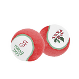 Ferribiella Bola de ténis Edição de Natal - Pelota de tenis para perro