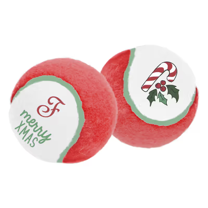Ferribiella Bola de ténis Edição de Natal - Tennis ball for dogs