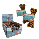 Petfield Premium Pet Food Tasty Chews Bone Perro Pollo y Mantequilla de Cacahuete - Snack para perro