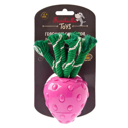 Ferribiella Brinquedos com Som e Cheiro a Morango - Dog toy