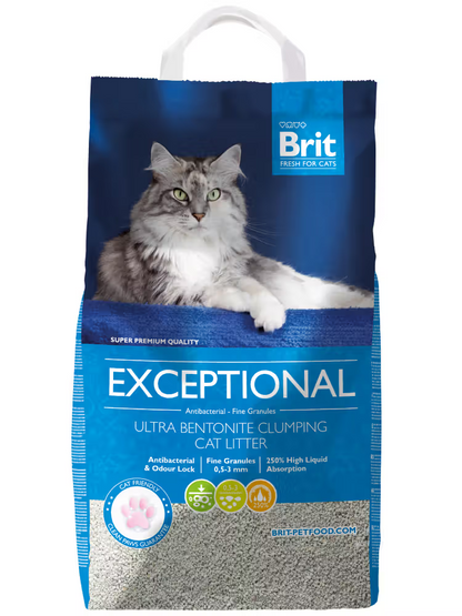 Brit Fresh for Cats Exceptional - Arena aglomerante para gato