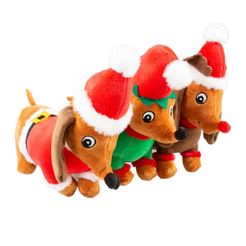 Duvo Plus Cão de Natal com Som para Cão - Christmas squeaky toy for dogs