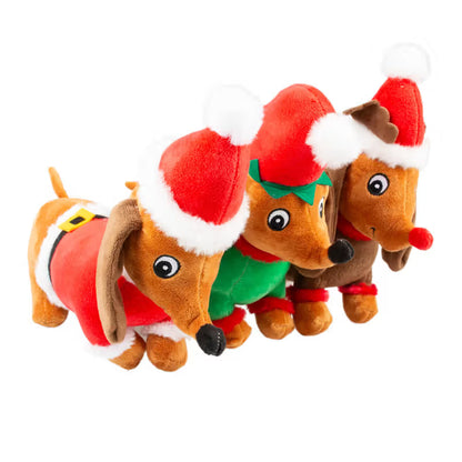 Duvo Plus Cão de Natal com Som para Cão - Christmas squeaky toy for dogs