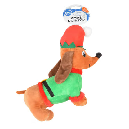 Duvo Plus Cão de Natal com Som para Cão - Christmas squeaky toy for dogs