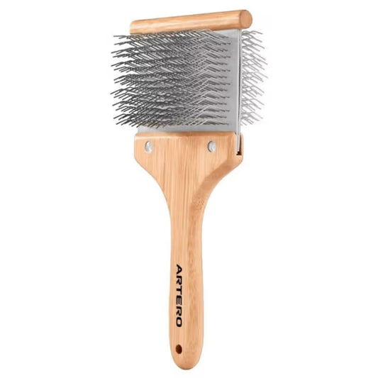 Artero Beast Double - Cardadeira para cães e gatos com pelos densos