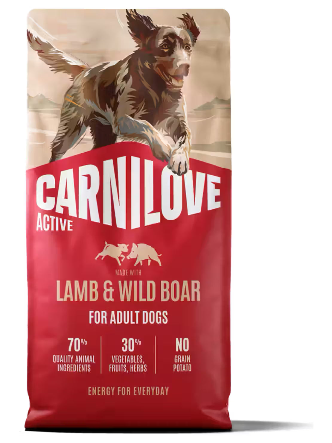 Carnilove Active Perro Adulto Grain-Free Cordero y Jabalí - Pienso seco para perro