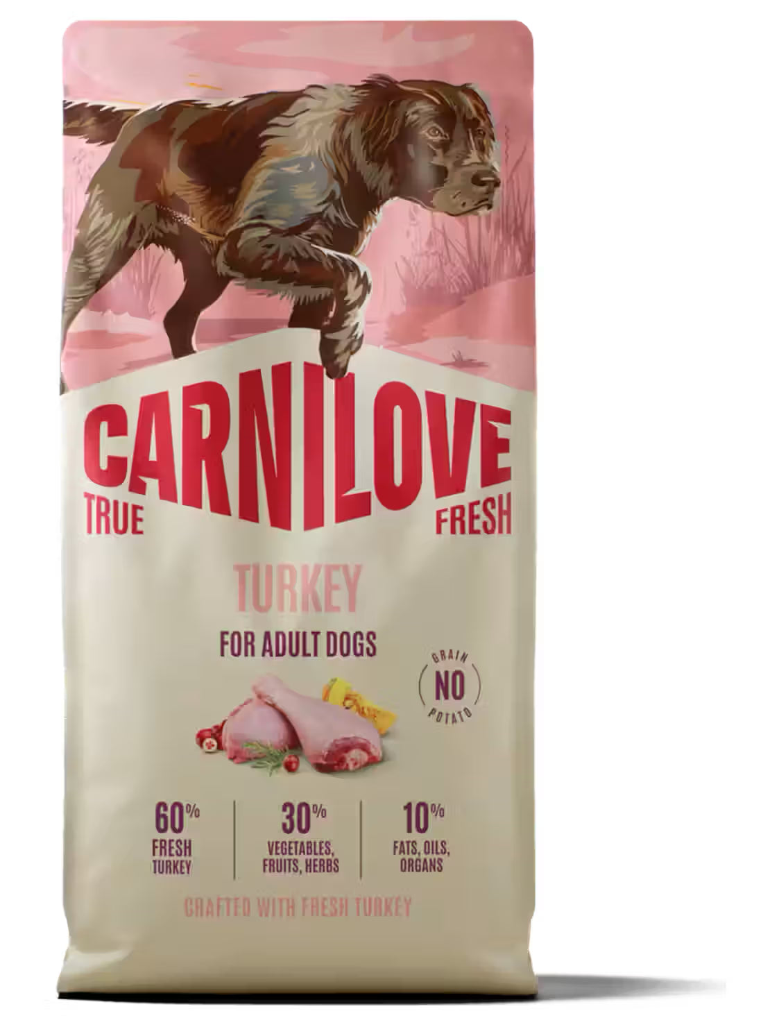 Carnilove True Fresh Adult Dog Grain-Free Turkey - Dry dog food