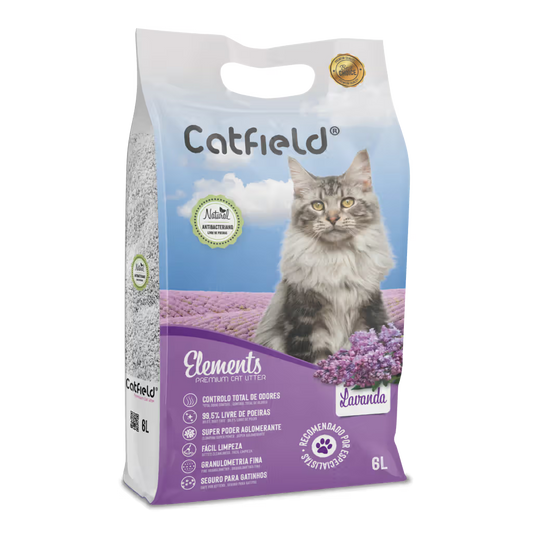 Catfield Elements - Clumping cat litter with lavender scent