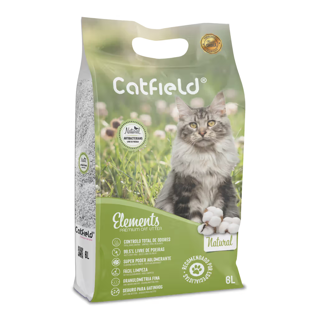 Catfield Elements Natural - Arena aglomerante para gato