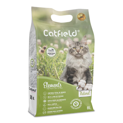 Catfield Elements Natural - Arena aglomerante para gato