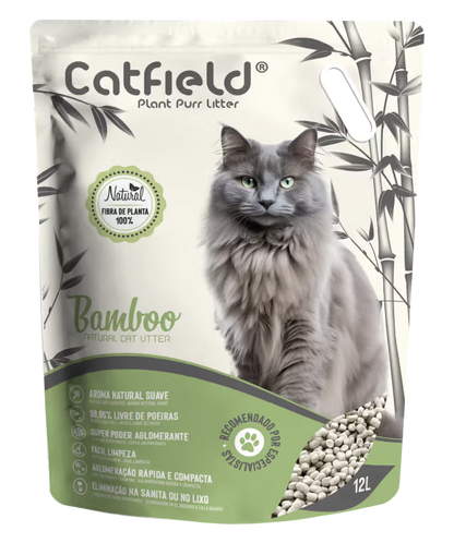Catfield Bamboo Arena Aglomerante Gato - Arena aglomerante para gato