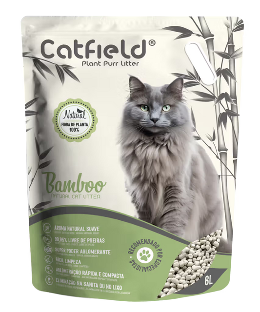 Catfield Bamboo Clumping Cat Litter - Clumping cat litter