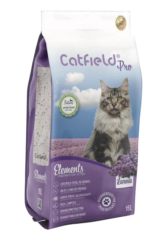 Catfield Elements - Clumping cat litter with lavender scent
