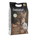 Catfield Finest Quartz - Areia aglomerante para gato com carvão ativado