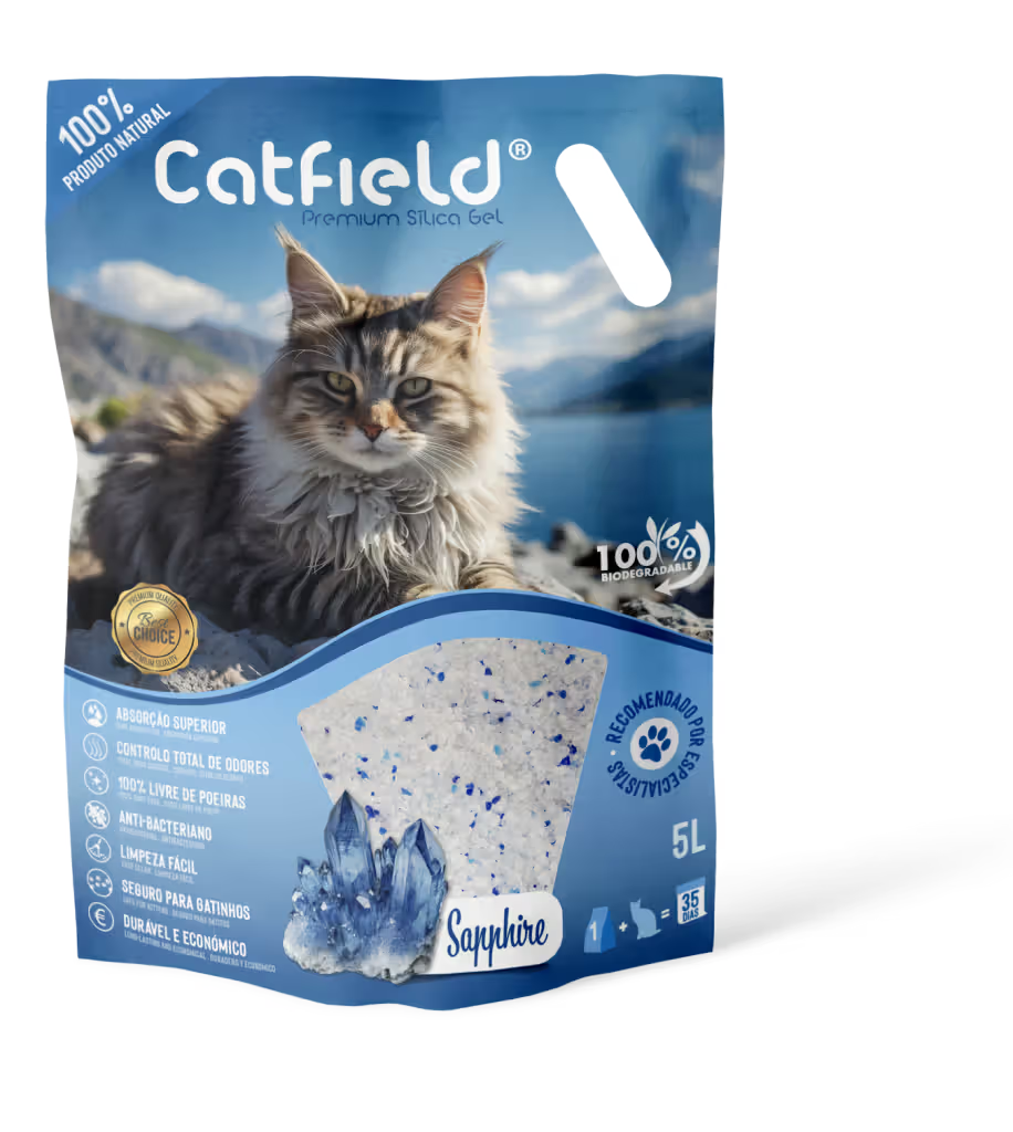 Catfield Premium Saphire Gato - Areia para gato