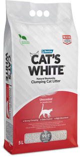 Cat's White Natural Gato - Arena aglomerante para gato