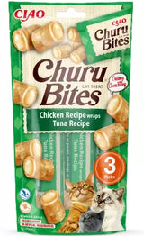 Churu Bites Cat Treat Chicken and Tuna Wraps Recipe