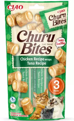 Churu Bites Gato Adulto Pollo y Atún - Snack para gato