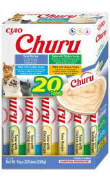 Churu Creamy Cat Treat Pack 20 Tuna Variety
