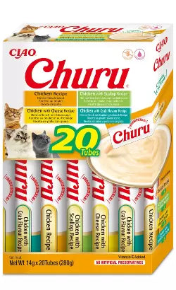 Churu Creamy Gato Adulto Variedade Frango - Snack para gato