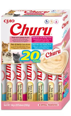 Churu Creamy Adult Cat Seafood Variety - Cat snack