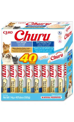 Churu Creamy Gato Adulto Variedad de Atún - Snack para gato