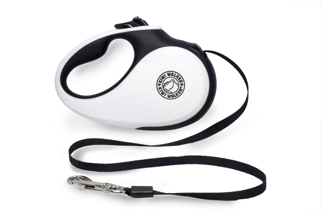 Kiwi Walker Retractable leash Black / White - Correa extensible para perro