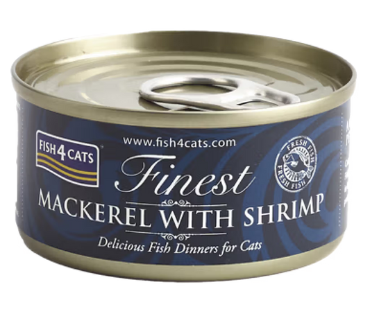 Fish4Pets Fish4Cats Finest Cat Mackerel and Shrimp - Wet cat food