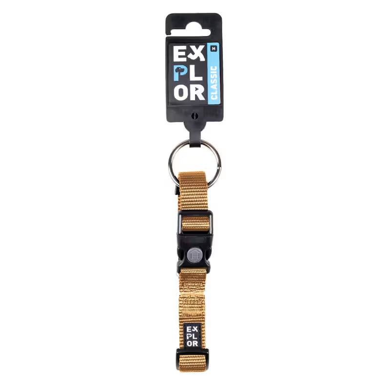 Duvo Plus Explor Classic Castanha Camel - Collar para perro