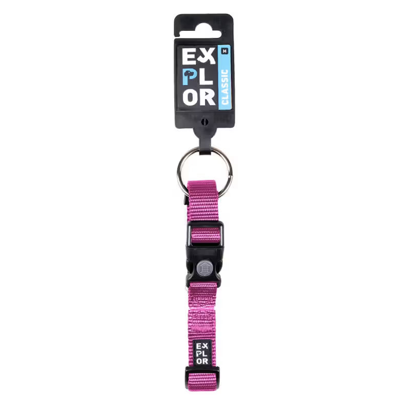 Duvo Plus Explor Classic Rosa - Dog collar