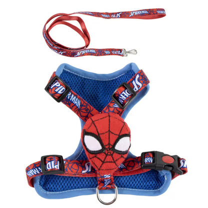 Disney & Warner Bros Conjunto Arnês e Trela Spider Man - para gato e cão