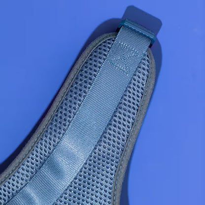 TOH Conjunto de Peitoral Mesh em H e Trela Marine - Conjunto de peitoral e trela para cão