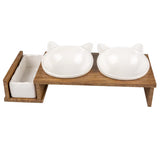 Duvo Plus - Set of bowls with stand for cats