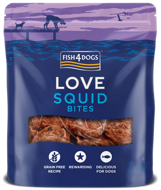 Fish4Pets Love Squid Bites Perro Calamar - Snack para perro