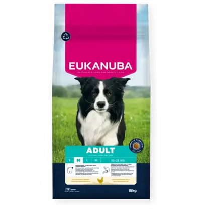 Eukanuba Dog Adult Medium Breed Chicken 15Kg