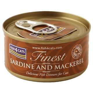 Fish4Pets Finest Cat Sardine and Mackerel - Wet cat food