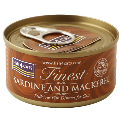Fish4Pets Finest Cat Sardine and Mackerel - Wet cat food