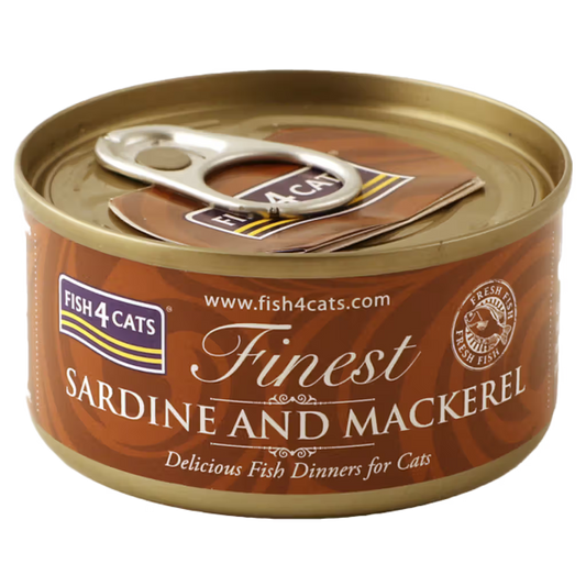 Fish4Pets Finest Cat Sardine and Mackerel - Wet cat food