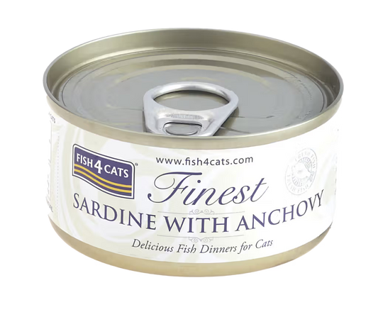Fish4Pets Finest Cat Sardine and Anchovy - Wet cat food