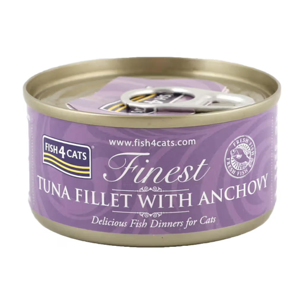 Fish4Pets Finest Gato Atum e Anchova - Ração húmida para gato