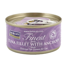 Fish4Pets Finest Gato Atún y Anchoa - Comida húmeda para gato