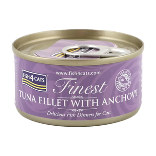 Fish4Pets Finest Gato Atum e Anchova - Ração húmida para gato