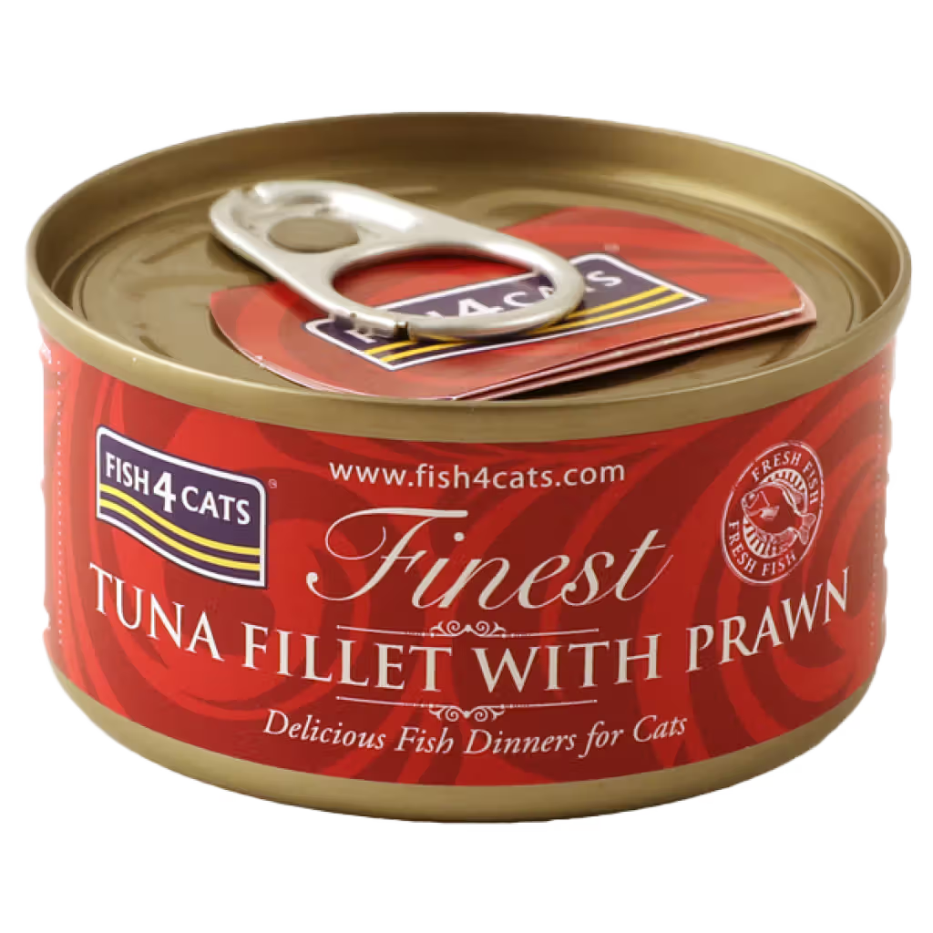 Fish4Pets Finest Gato Atún y Camarón - Comida húmeda para gatos