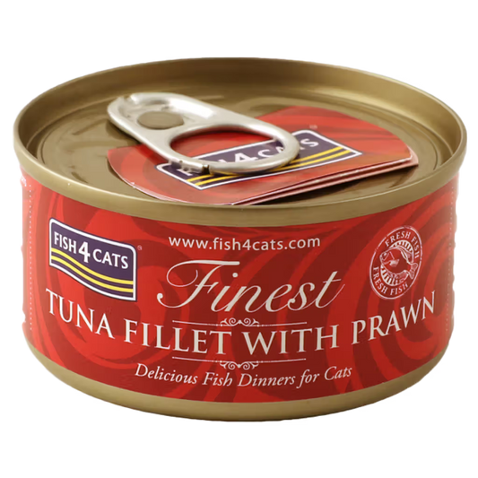 Fish4Pets Finest Gato Atún y Camarón - Comida húmeda para gatos