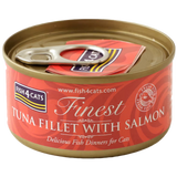 Fish4Pets Finest Gato Atún y Salmón - Comida húmeda para gato